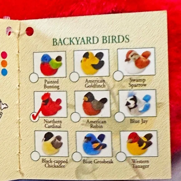 SINGING BIRD, PLAYS REAL BIRD CALLS, RED CARDINAL, 6 L x 4 ½ W x 4 ¾ H INCH PLUS - Picture 12 of 16